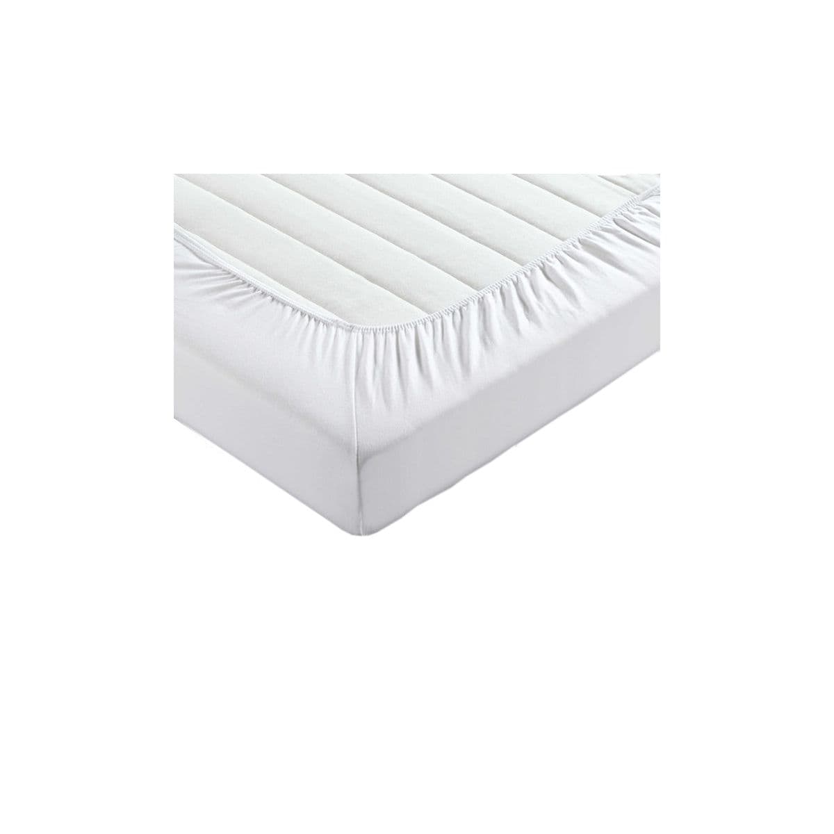 David - Jersey hoeslaken 90/100x200 wit90/100×200 - wit
50% katoen-50% polyester - 165 gram/m²
met elastiek rondom - wasbaar op 90 °C