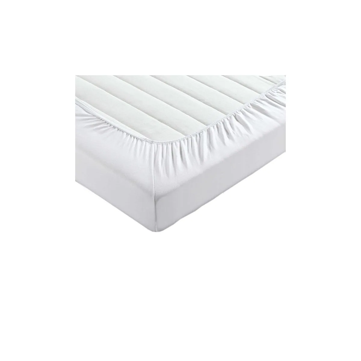 David - Jersey hoeslaken 90/100x200 wit90/100×200 - wit
50% katoen-50% polyester - 165 gram/m²
met elastiek rondom - wasbaar op 90 °C