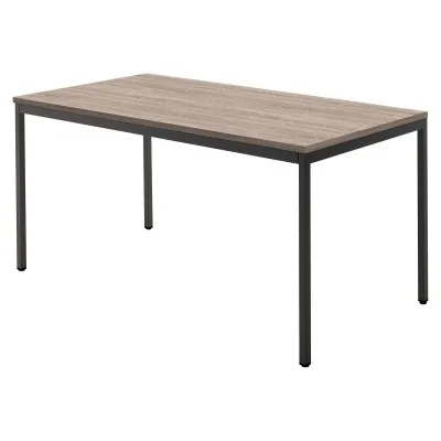 Tafel zwart/beuken 120x80